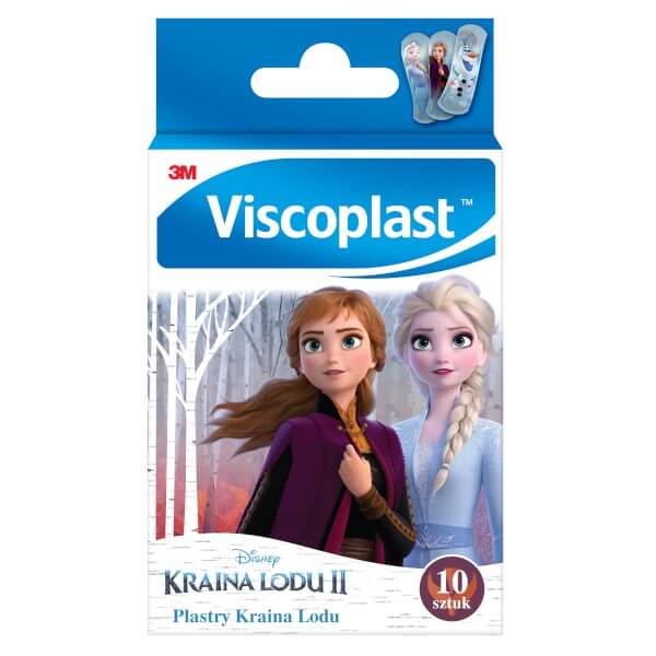 Viscoplast Plastry Kraina Lodu, dla dzieci, 10 szt.