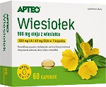 Wiesiołek APTEO kapsułki miękkie wspomagający zdrowy wygląd skóry, 60 szt.