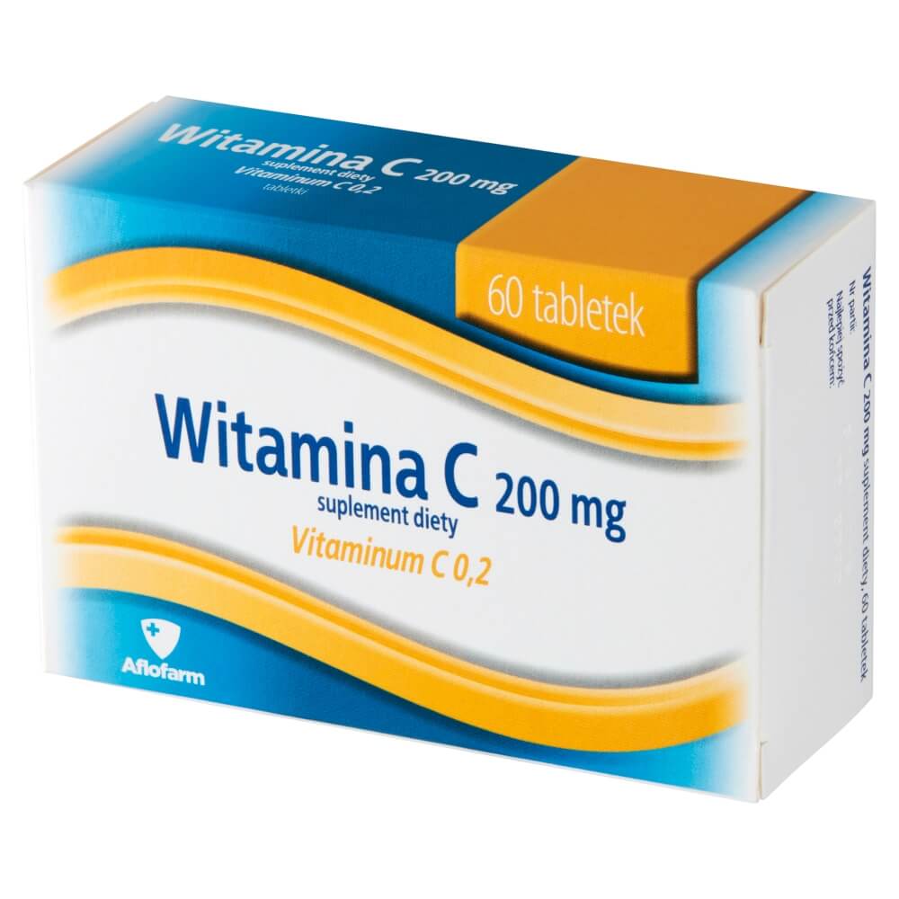Witamina C, tabletki z witaminą C, 60 szt.