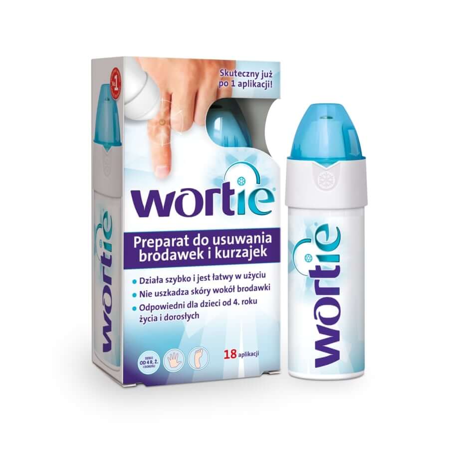 Wortie , aerozol do usuwania brodawek i kurzajek, 50 ml
