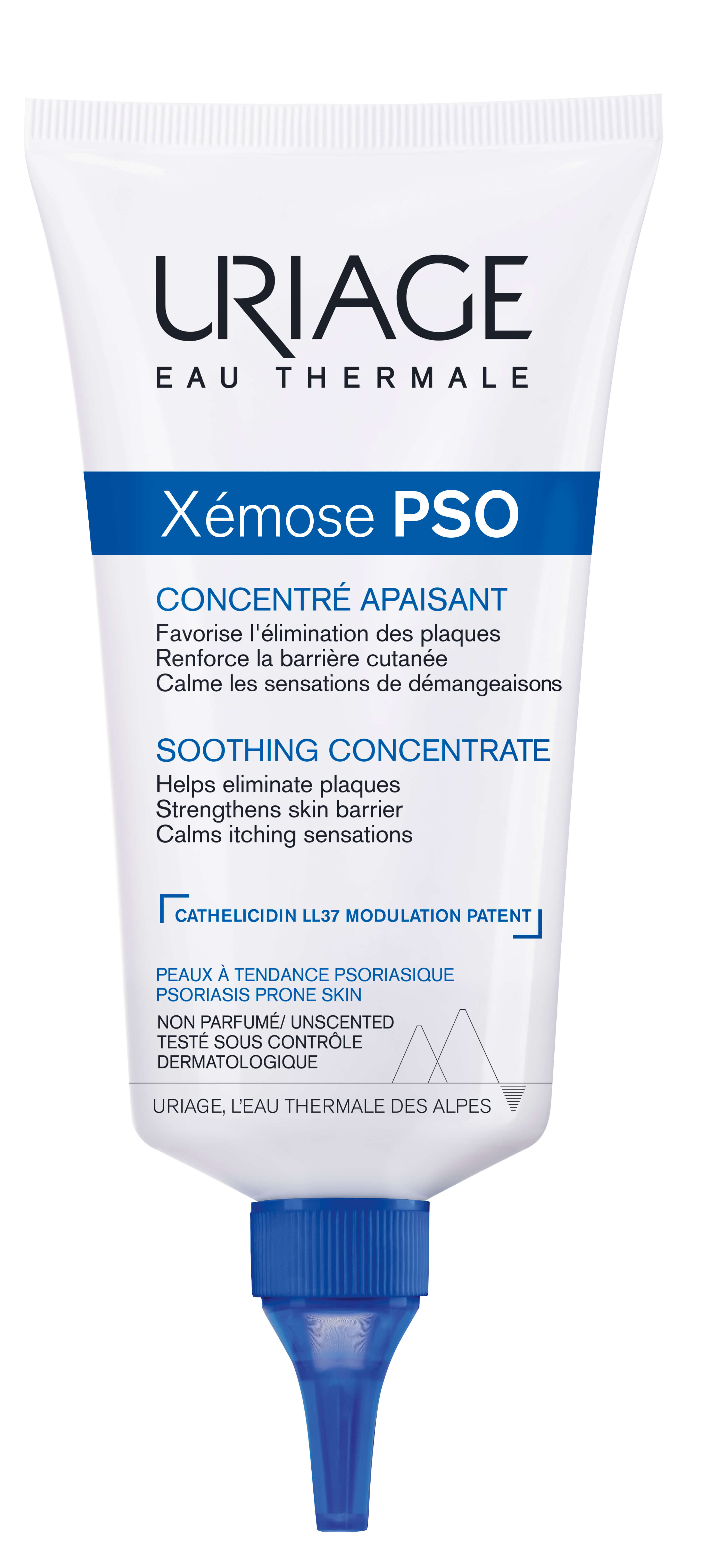 URIAGE Xemose PSO, koncentrat kojący do skóry ze skłonnością do łuszczycy, 150 ml