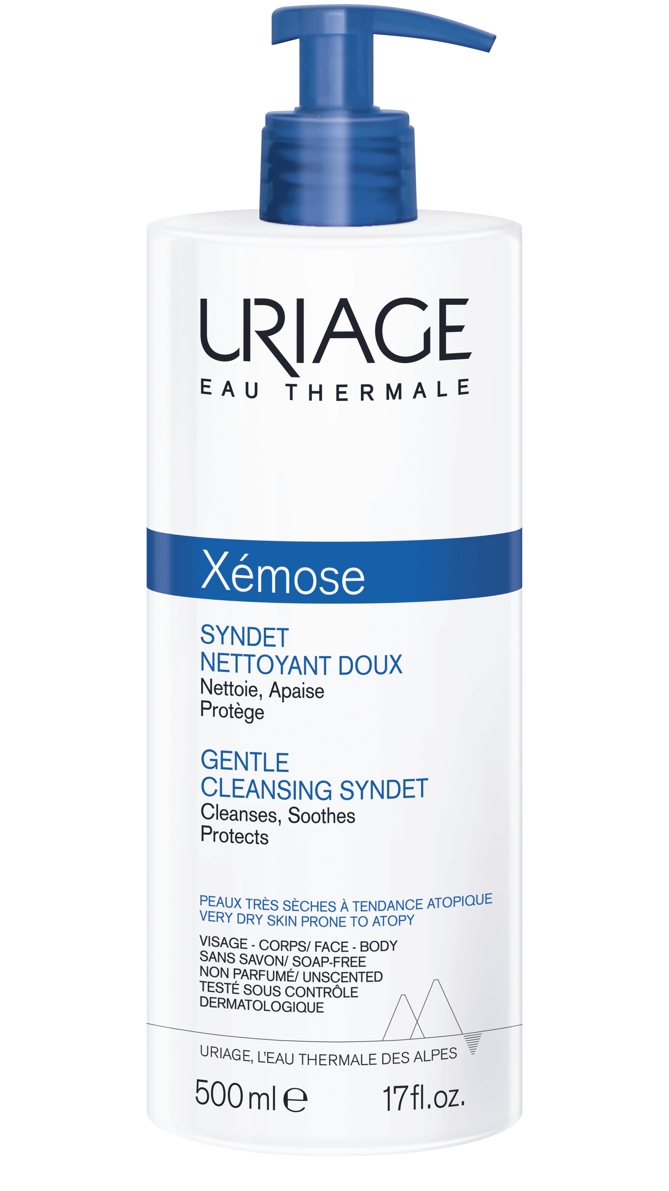 URIAGE Xemose, żel-krem oczyszczający od 1. dni życia, 500 ml