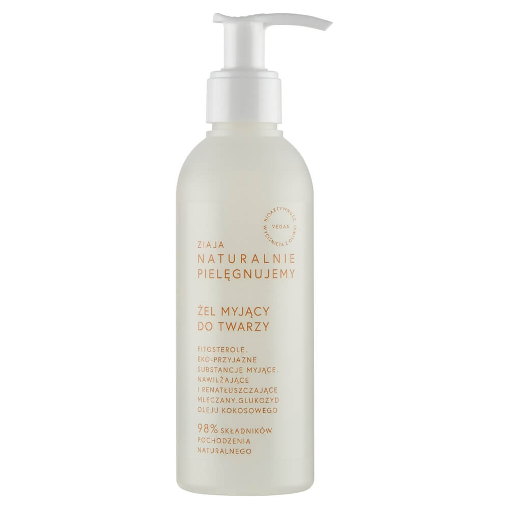 Ziaja Naturalnie Pielęgnujemy, żel myjący do twarzy, 200 ml