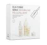 Ziaja Naturalnie Pielęgnujemy zestaw: krem odżywczy na dzień i noc- 50 ml, serum do twarzy – 30 ml , tonik - 200 ml, żel pod prysznic – 400 ml