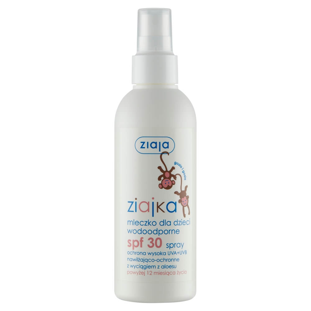 Ziajka Mleczko, wodoodporne dla dzieci SPF 30, 170 ml