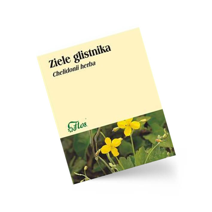 Ziele glistnika , zioła do kąpieli i przemywania skóry, 50 g