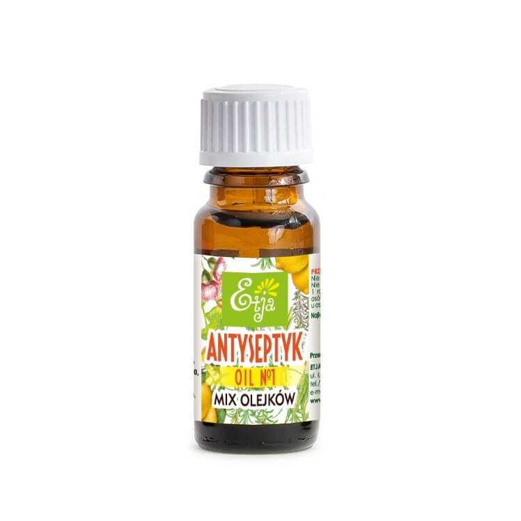 Antyseptyk Oil, mix olejków eterycznych o właściwościach antyseptycznych, 10 ml