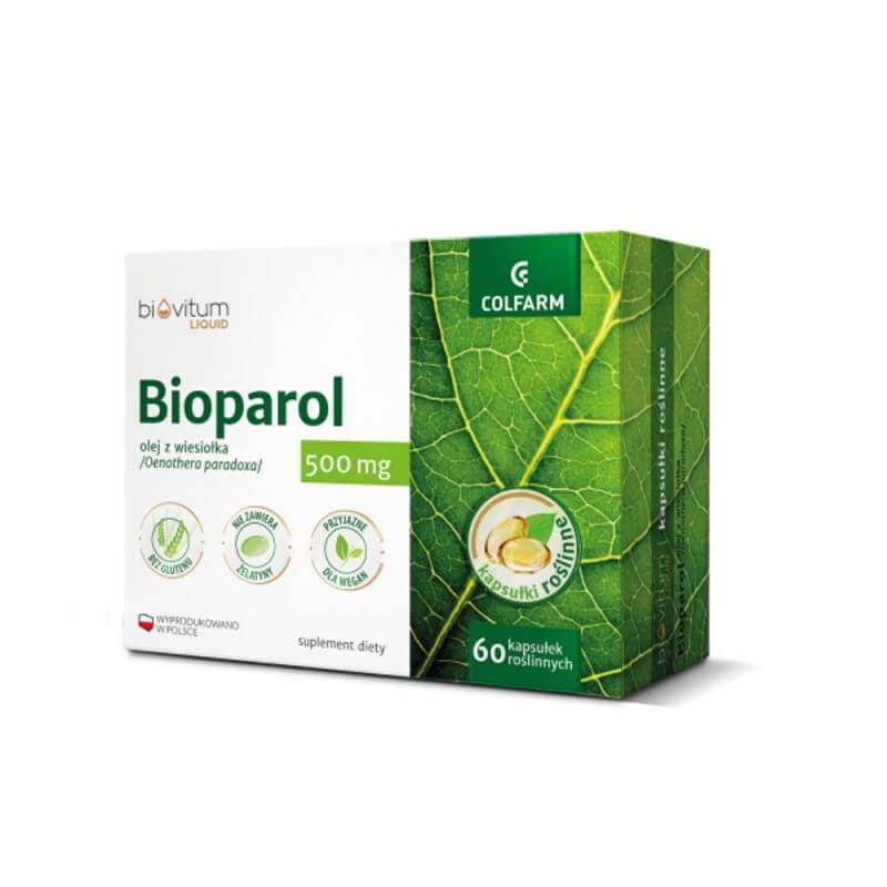 Biovitum Liquid, kapsułki z olejem z wiesiołka, 60 szt.