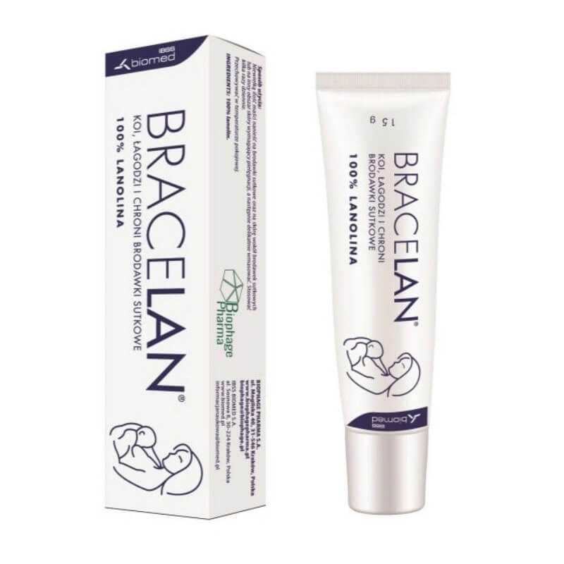 Bracelan , maść łagodząca na brodawki sutkowe,15 g