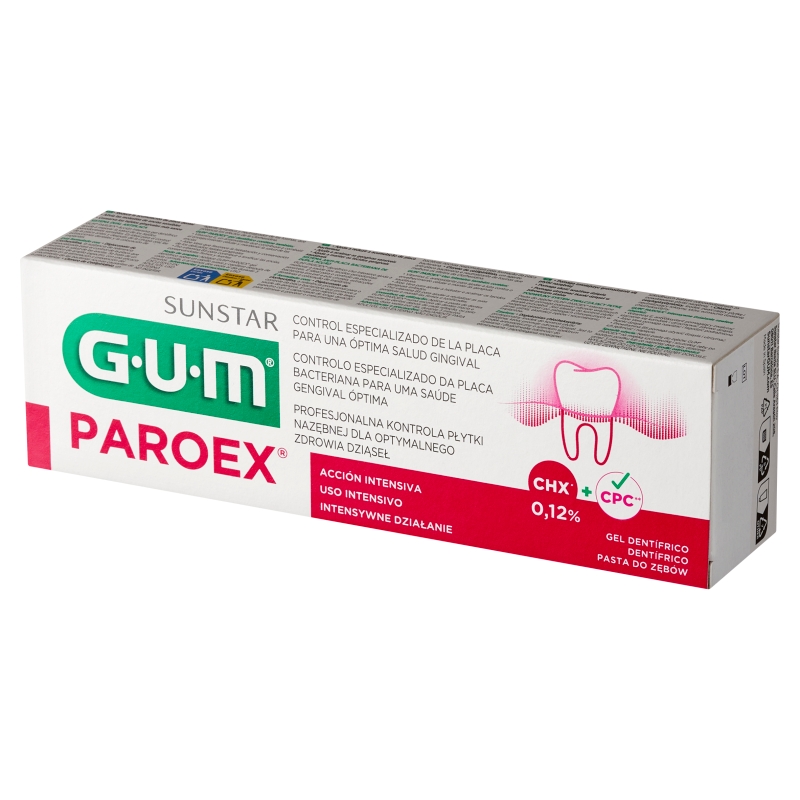 SUNSTAR GUM PAROEX 0,12%, pasta do zębów, 75 ml