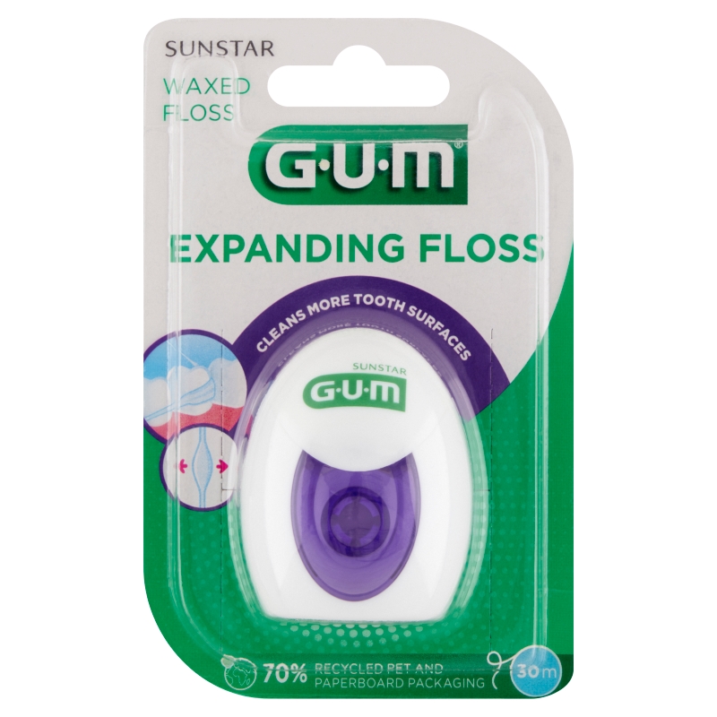 SUNSTAR GUM EXPANDING FLOSS, nić dentystyczna 30m, 1 szt.