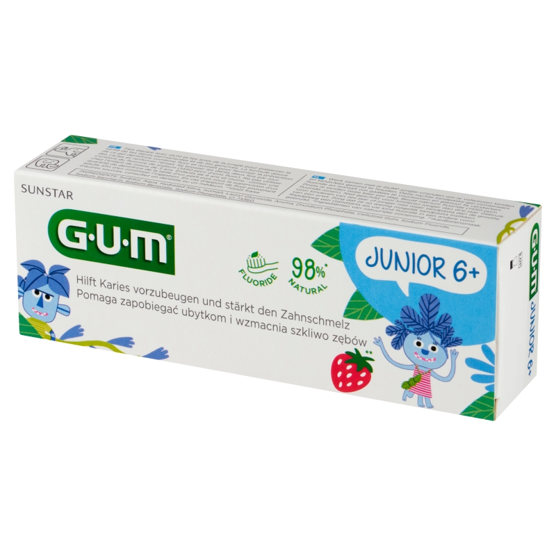Sunstar GUM Junior Monster 6+, pasta do zębów, 50 ml