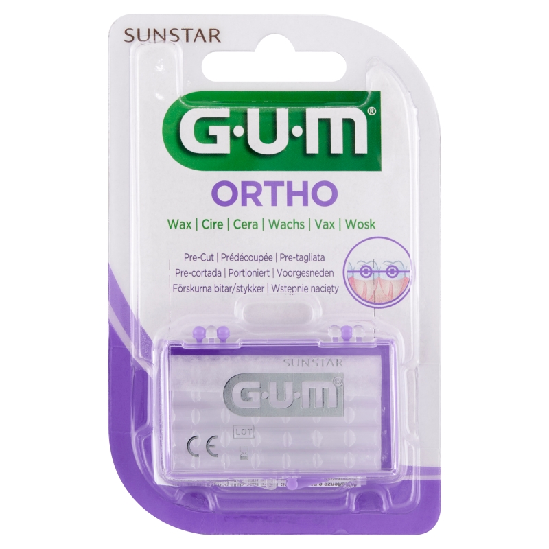 SUNSTAR GUM Ortho, wosk ortodontyczny, 1 szt.