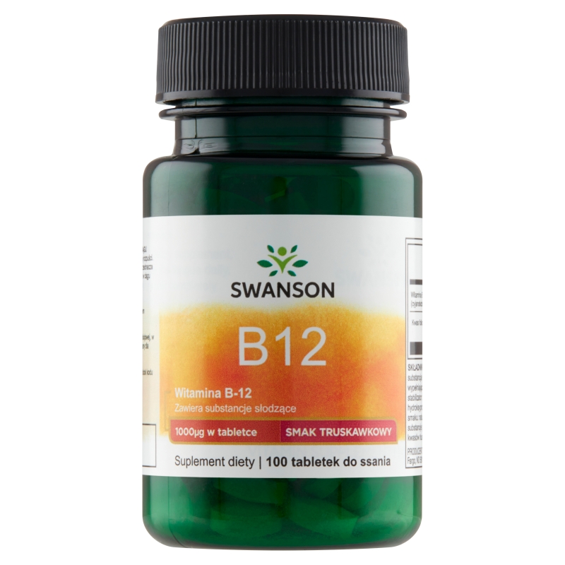 Swanson B12 1000 mcg 100 tabletek do ssania