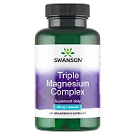 Swanson Triple Magnesium Complex 400 mg kapsułki z magnezem, 100 szt.
