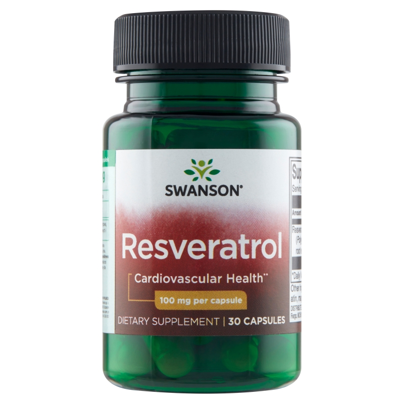 Swanson Resveratrol 100 mg, 30 kapsułek