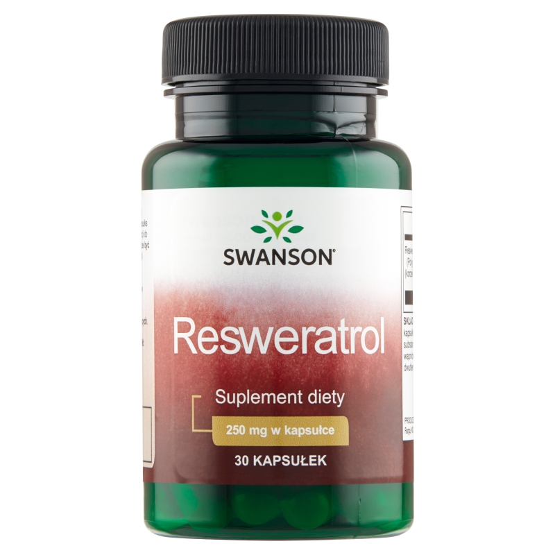 Swanson Resweratrol 250 mg kapsułki, 30 szt.