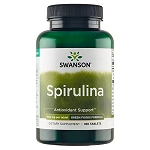 Swanson Spirulina tabletki ze składnikami uzupełniającymi codzienną dietę osób dorosłych, 180 szt.