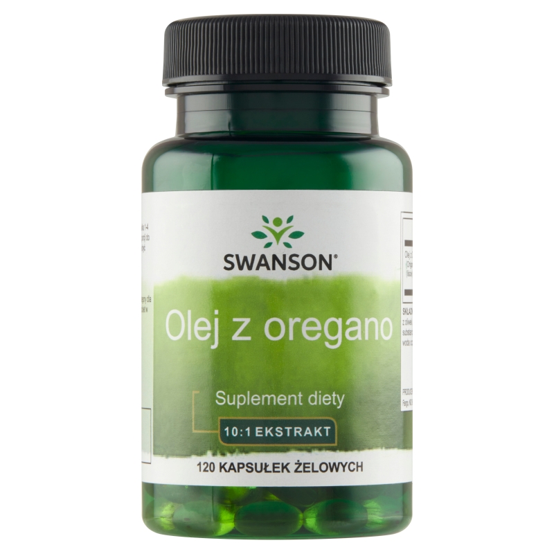 Swanson Oregano Oil, kapsułki ze składnikami uzupełniającymi codzienną dietę osób dorosłych, 120 szt.