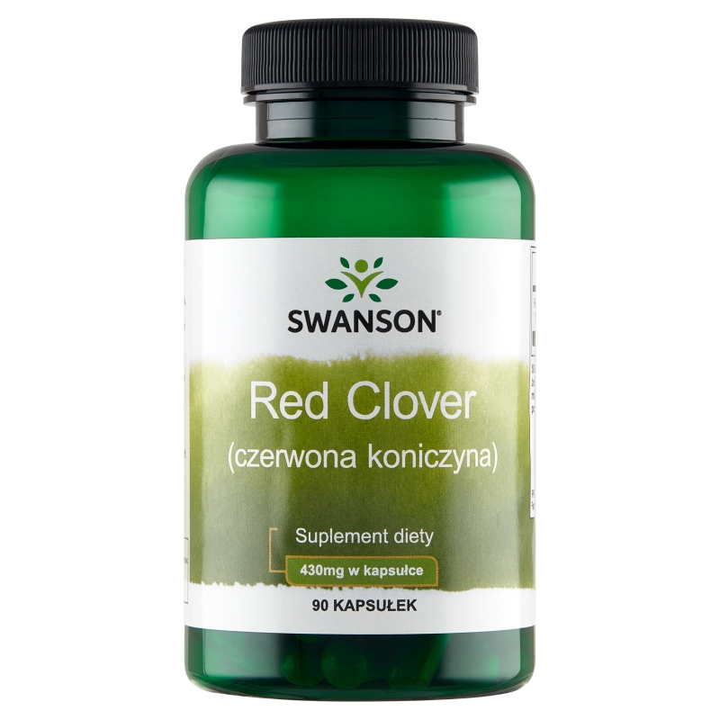 Swanson Red Clover Blossom 430 mg kapsułki z czerwoną koniczyną, 90 szt.