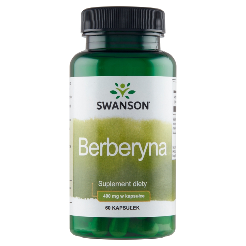 Swanson Berberine , kapsułki z substancjami wspierającymi pracę układu sercowego, 60 szt.