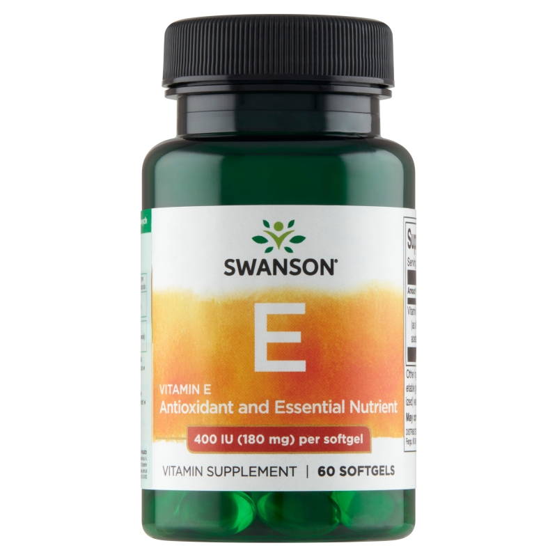 Swanson Witamina E 400 j.m.  kapsułki, 60 szt.