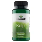 Swanson Kelp tabletki z substancjami wspierającymi funkcjonowanie tarczycy, 250 szt.