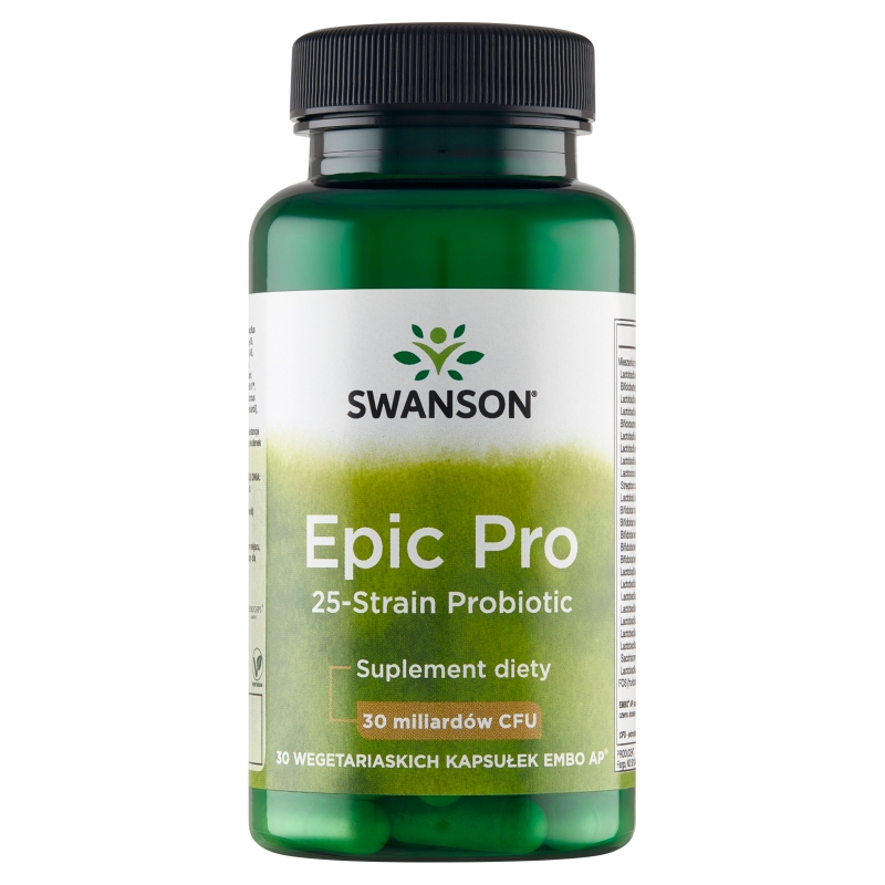 Swanson Epic Pro 25 szczepów bakterii, kapsułki, 30 szt.