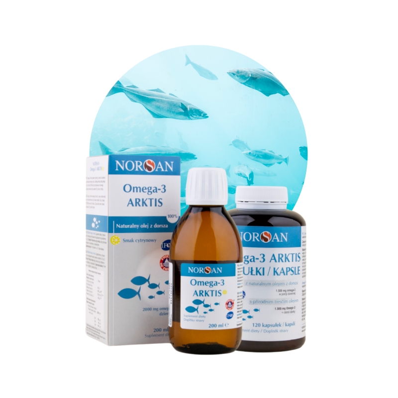 Norsan Omega-3 Arktis, 120 kapsułek