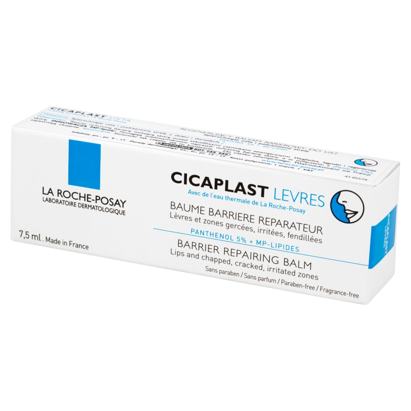 La Roche-Posay Cicaplast, Balsam regenerujący do ust, 7,5 ml
