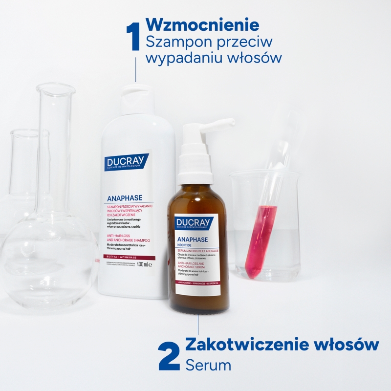 DUCRAY ANAPHASE +, szampon, 400 ml