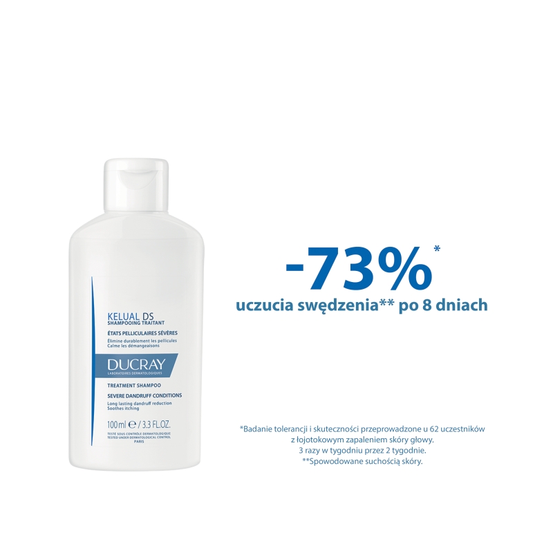 KELUAL DS, szampon do postępowania w ciężkich stanach łupieżowych, 100 ml