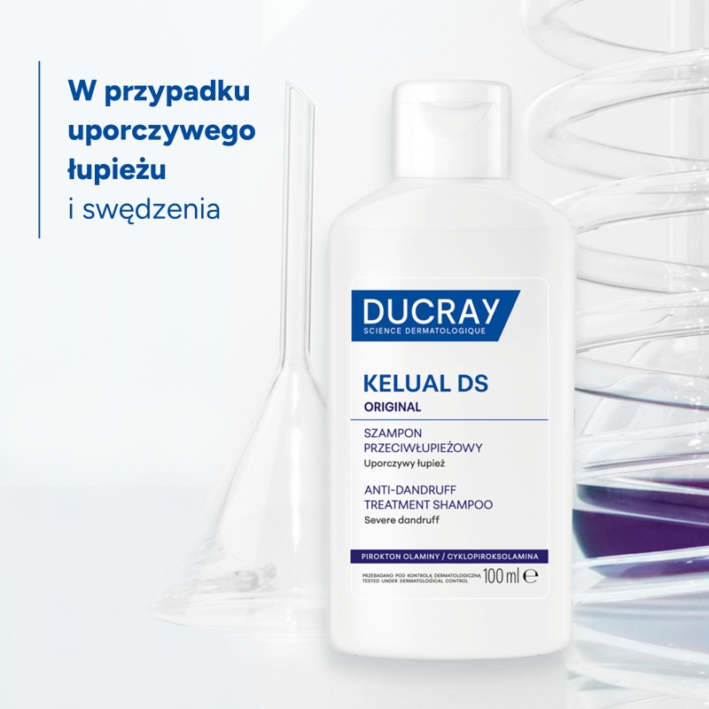 KELUAL DS, szampon do postępowania w ciężkich stanach łupieżowych, 100 ml