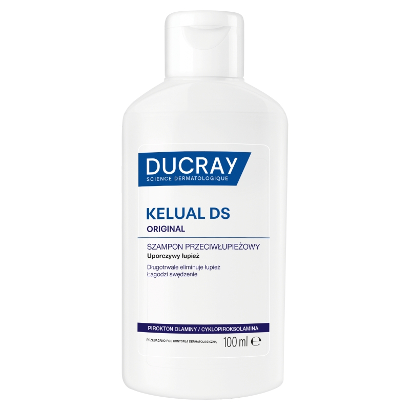  KELUAL DS szampon do postępowania w ciężkich stanach łupieżowych, 100 ml