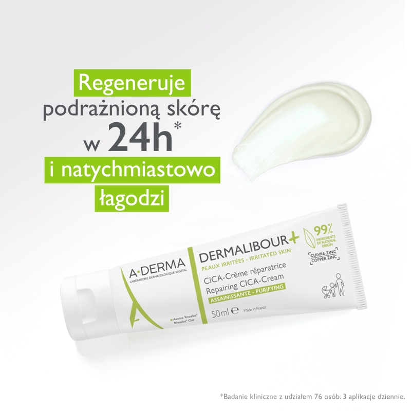 A-Derma Dermalibour+ CICA, krem, 100 ml