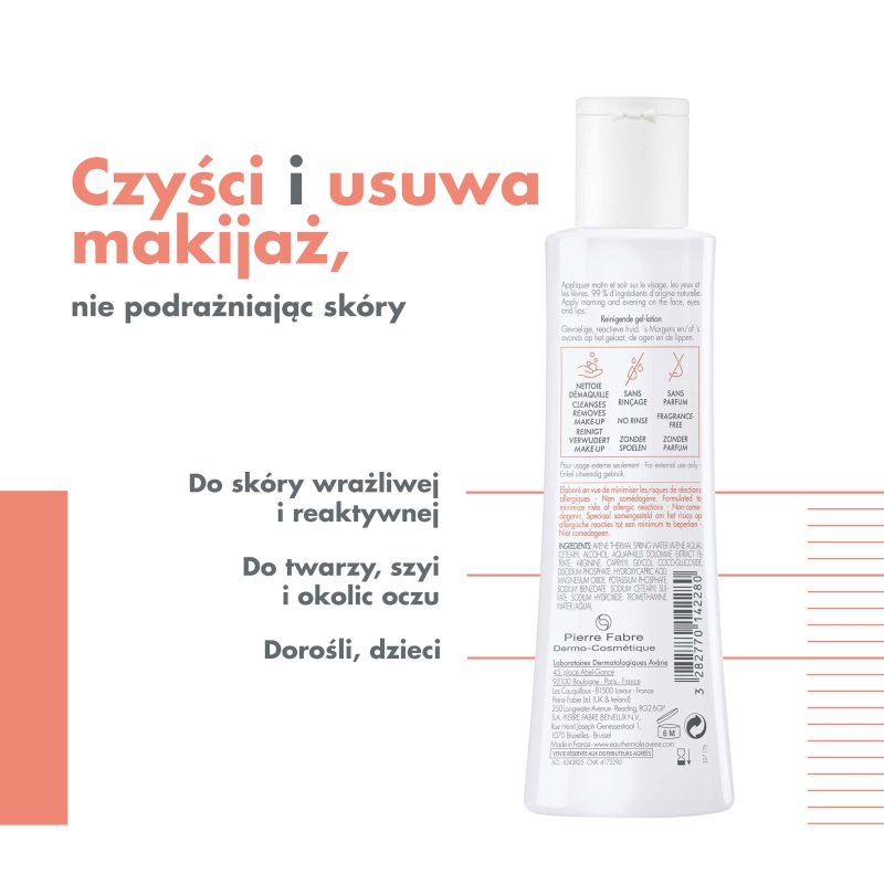 Avene Tolérance,  żel-balsam oczyszczający, 200 ml