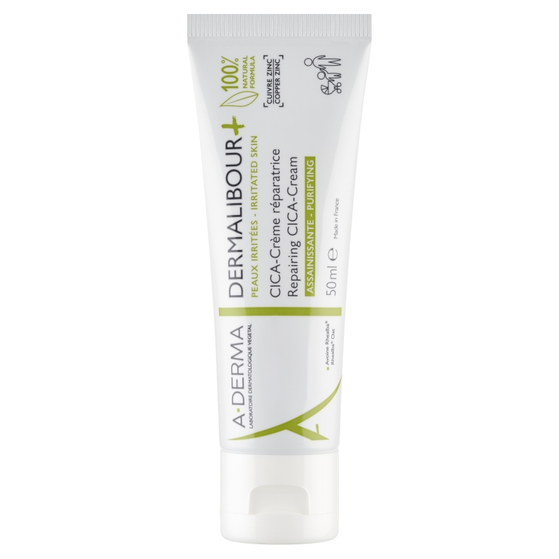 A-DERMA DERMALIBOUR + krem regenerujący do skóry podrażnionej, 50 ml