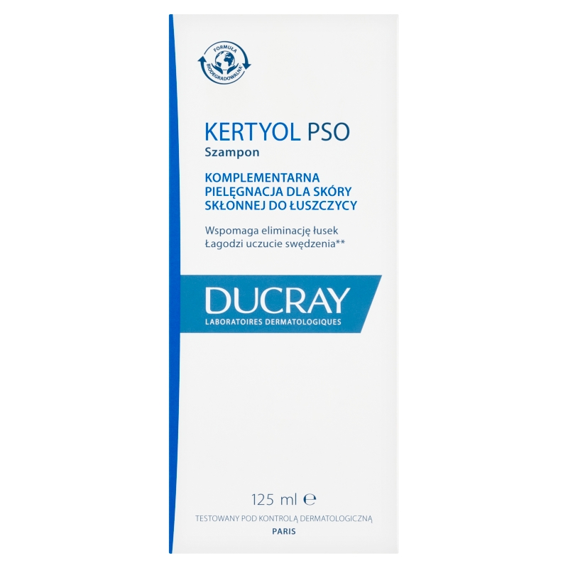 DUCRAY KERTYOL P.S.O., szampon normalizujący, 125 ml
