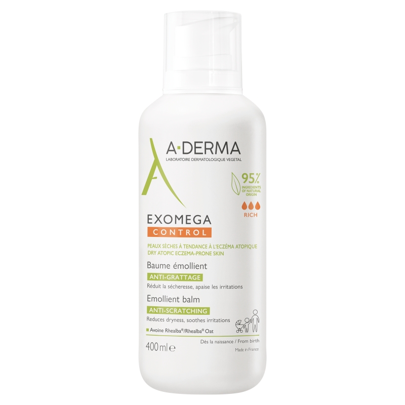 A-Derma Exomega Control, balsam emolient, 400 ml