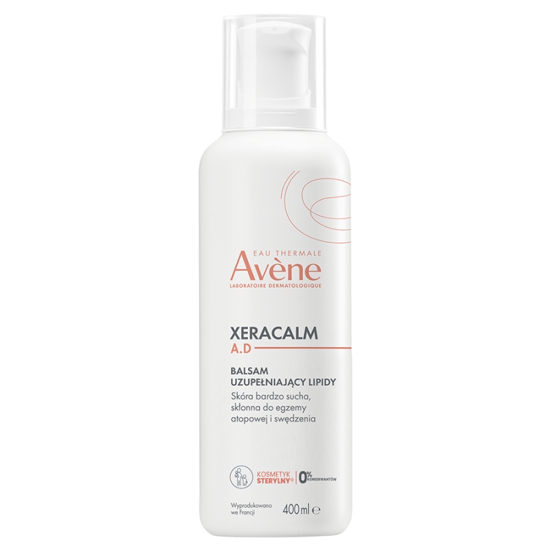 AVENE XERACALM A.D, balsam uzupełniający lipidy, 400 ml