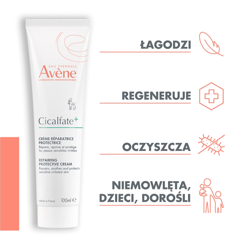 Avene Cicalfate+ , regenerujący krem ochronny, 100 ml