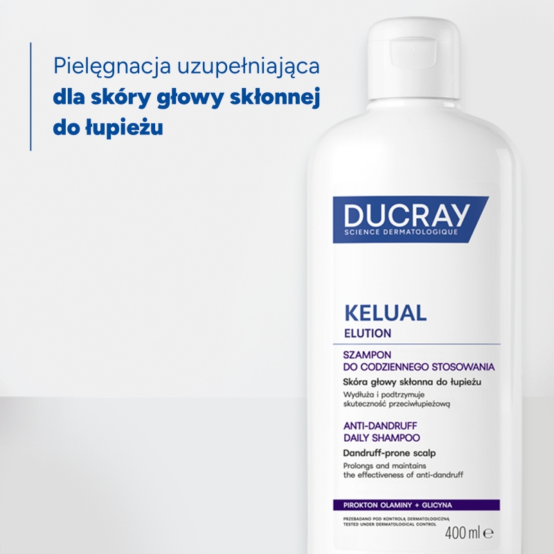 Ducray Kelual Elution, szampon, 400 ml
