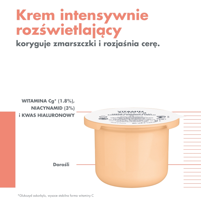 AVENE VITAMIN ACTIV Cg, krem intensywnie rozświetlający, 50 ml
