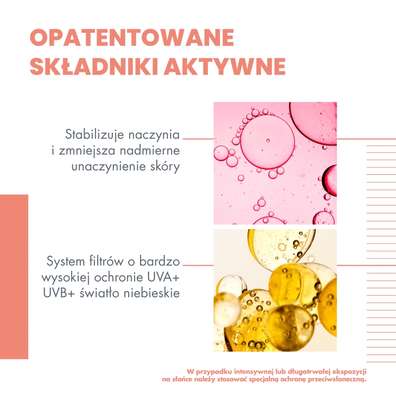 Avene Antirougeurs Rosamed, koncentrat nawilżająco-ochronny SPF 50+, 30 ml