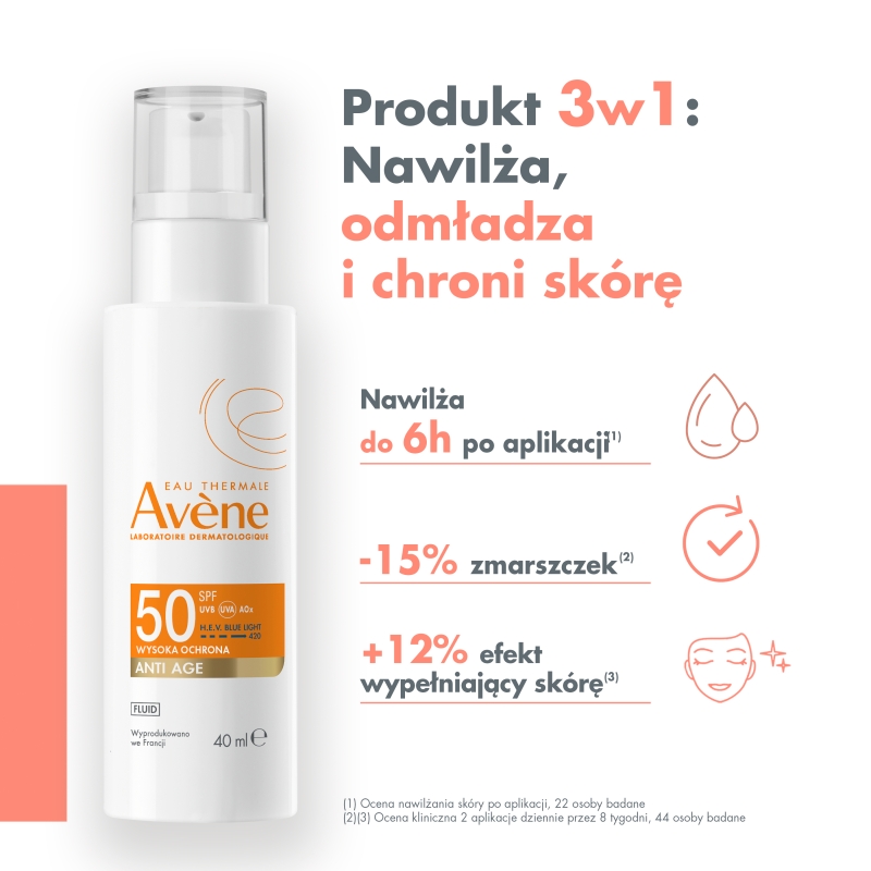 Avene, fluid anti-age, SPF 50, 40 ml