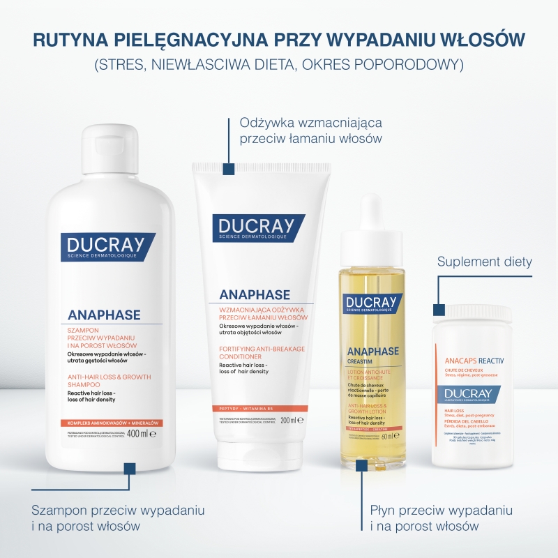 DUCRAY Anaphase, odżywka przeciwłamaniu, 200 ml