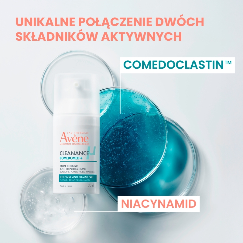 Avene Cleanance Comedomed +, krem-żel przeciw niedoskonałościom, 30 ml
