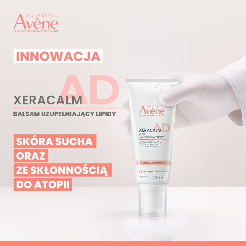 Avène Xera Calm A.D, krem uzupełniający lipidy, 200 ml