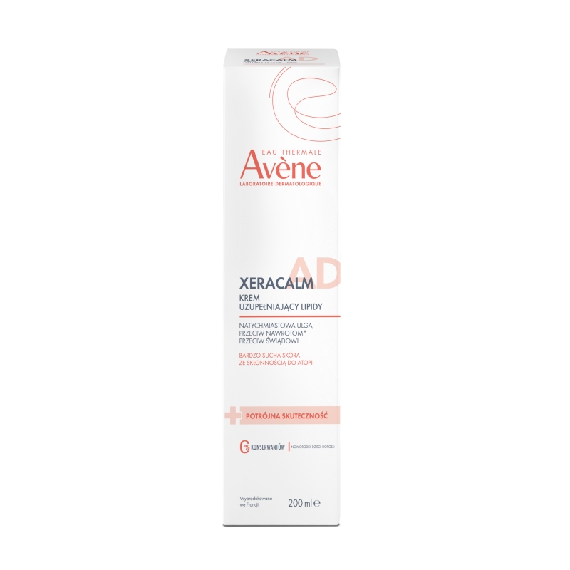 Avène Xera Calm A.D, krem uzupełniający lipidy, 200 ml