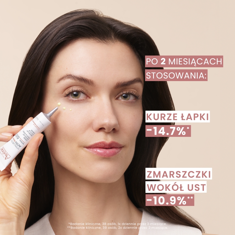 Avene Hyaluron Active, liftingujący  krem na okolice oczu i ust, 15 ml
